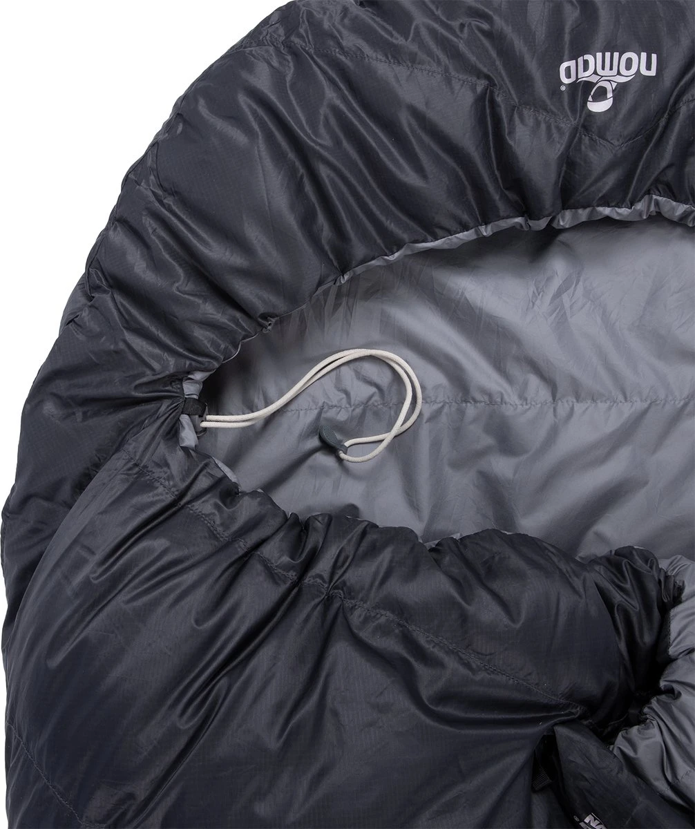 NOMAD® Taurus 250 Slaapzak | 210x80cm Grijs | Lichtgewicht & Kwalitatief | Slaapzak | Incl Hoes 2 NOMAD® Taurus 250 Slaapzak | 210x80cm Grijs | Lichtgewicht & Kwalitatief | Slaapzak | Incl Hoes - Afbeelding 2