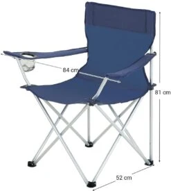 Set Van 2 Opvouwbare Campingstoelen, Klapstoelen Voor Buiten, Comfortabel, Met Armleuningen En Bekerhouders, Stabiel Frame, Draagvermogen 120 Kg - Blauw 11 Set Van 2 Opvouwbare Campingstoelen, Klapstoelen Voor Buiten, Comfortabel, Met Armleuningen En Bekerhouders, Stabiel Frame, Draagvermogen 120 Kg - Blauw -Buiten Kamperen 1078x1200 1
