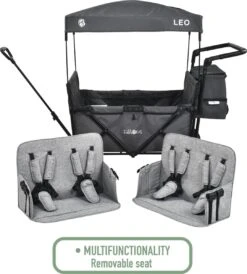 FableKids LEO X4Plus Opvouwbare Wagen Met Dak Fossil Grey 14 FableKids LEO X4Plus Opvouwbare Wagen Met Dak Fossil Grey -Buiten Kamperen 1082x1200 3