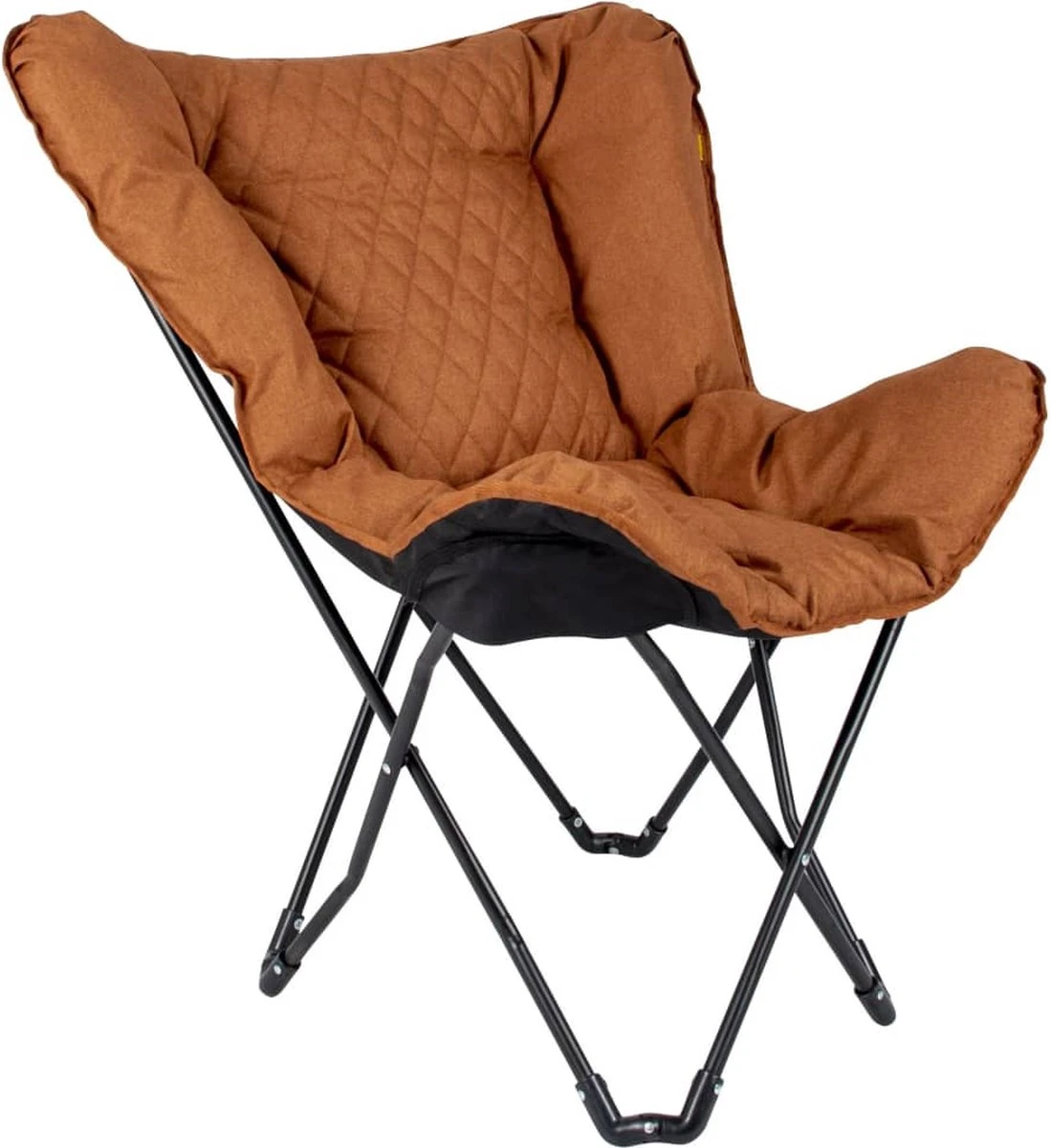 Bo-Camp Camping - Vlinderstoel - Himrod - Inklapbaar - Kleikleurig 1 Bo-Camp Camping - Vlinderstoel - Himrod - Inklapbaar - Kleikleurig