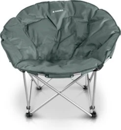 Navaris Klapstoel XXL - Campingstoel Met Opbergtas - Draagbare Stoel Voor Kamperen, Festivals En Vissen -Strandstoel - Inklapbaar - Grijs -Buiten Kamperen 1110x1200 1