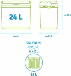 Norlander Koelbox Deluxe - 24 Liter - 40 X 23,6 X 37,5cm - Zwart 7 Norlander Koelbox Deluxe - 24 Liter - 40 X 23,6 X 37,5cm - Zwart -Buiten Kamperen 1124x1200 3