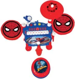Lexibook Spider-Man Elektronische Drumkit Voor Kinderen, Realistisch Drumgeluid, 8-toetsen Toetsenbord, Mp3-stekker, Inclusief Stoel, Blauw/rood, K610SP 5 Lexibook Spider-Man Elektronische Drumkit Voor Kinderen, Realistisch Drumgeluid, 8-toetsen Toetsenbord, Mp3-stekker, Inclusief Stoel, Blauw/rood, K610SP -Buiten Kamperen 1134x1200