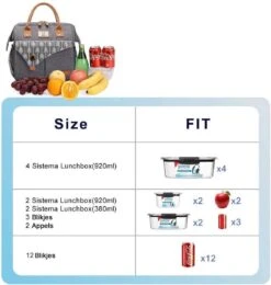 HN® Lunchtas Grijs Pijlen, Geïsoleerde Koeltas, Lekvrij, Extra Grote Opening Voor De Lunch Box, 25×16,5×26cm Design Heren En Dames 11 HN® Lunchtas Grijs Pijlen, Geïsoleerde Koeltas, Lekvrij, Extra Grote Opening Voor De Lunch Box, 25×16,5×26cm Design Heren En Dames -Buiten Kamperen 1138x1200 3