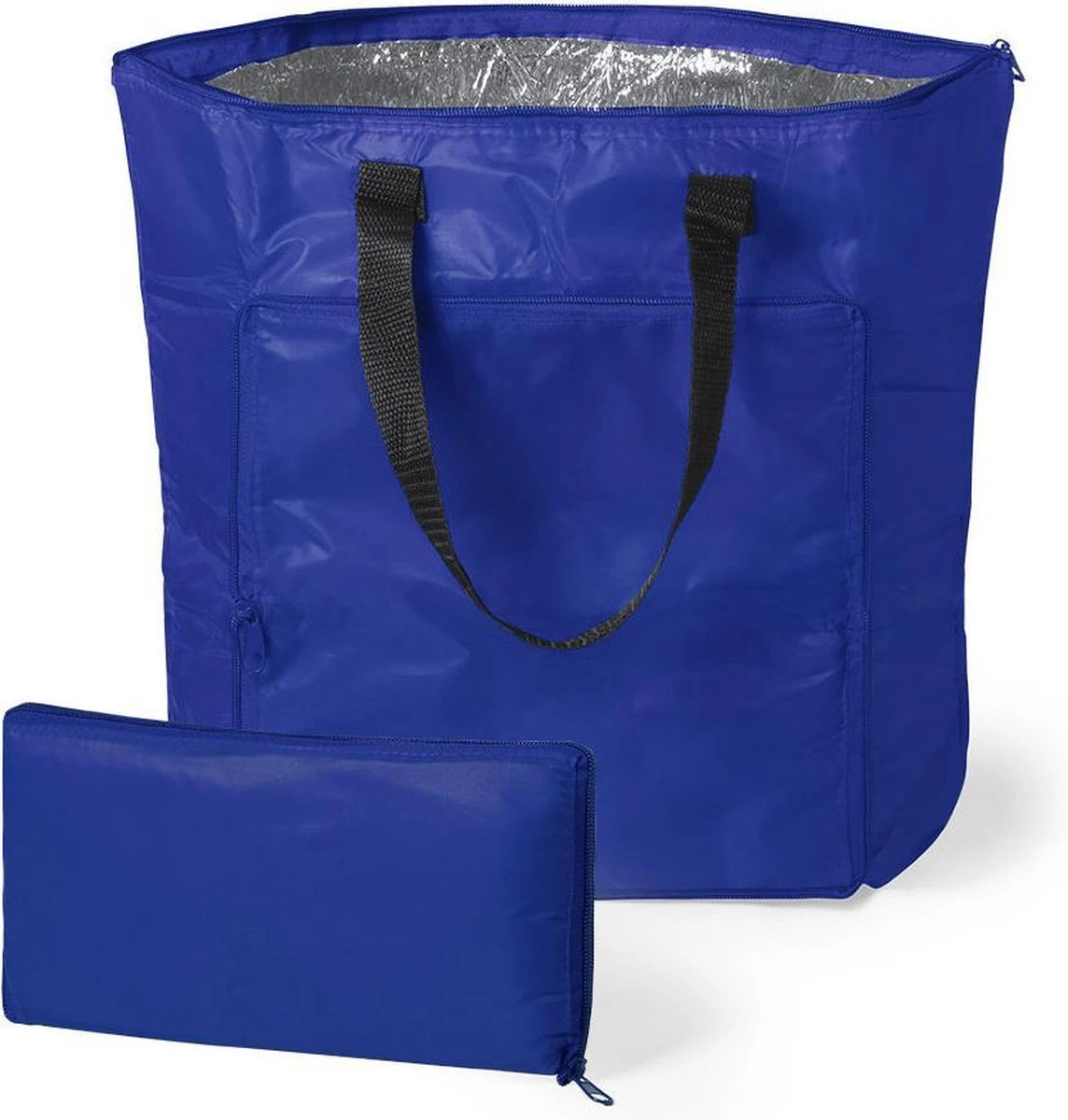 Merkloos Opvouwbare Koeltas - Lunchtas - Koeltas Lunch - Blauw 1 Merkloos Opvouwbare Koeltas - Lunchtas - Koeltas Lunch - Blauw