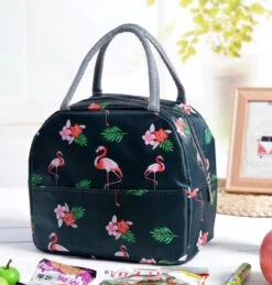 Koeltas - Lunchtas - Volwassenen En Kinderen - Compact & Handig: Zomer - Picknick -School - Lunch - Werk - Zwart Flamingo 12 Koeltas - Lunchtas - Volwassenen En Kinderen - Compact & Handig: Zomer - Picknick -School - Lunch - Werk - Zwart Flamingo -Buiten Kamperen 1145x1200