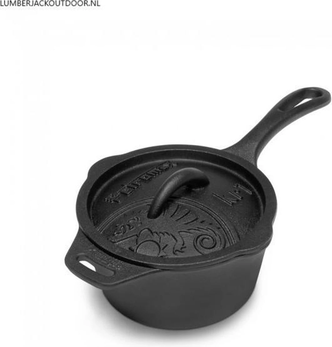 Petromax KR1 Gietijzeren Steelpan Met Deksel (1 Liter) 1 Petromax KR1 Gietijzeren Steelpan Met Deksel (1 Liter)