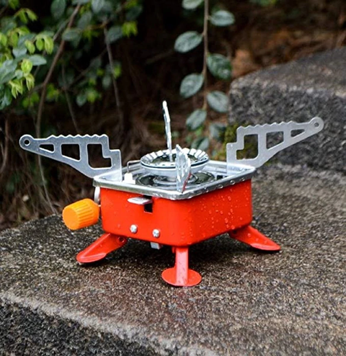 IBright Camping Gasbrander Kooktoestel - Compact En Opvouwbaar -Draagbare 1-pits Kookbrander 4 IBright Camping Gasbrander Kooktoestel - Compact En Opvouwbaar -Draagbare 1-pits Kookbrander - Afbeelding 4