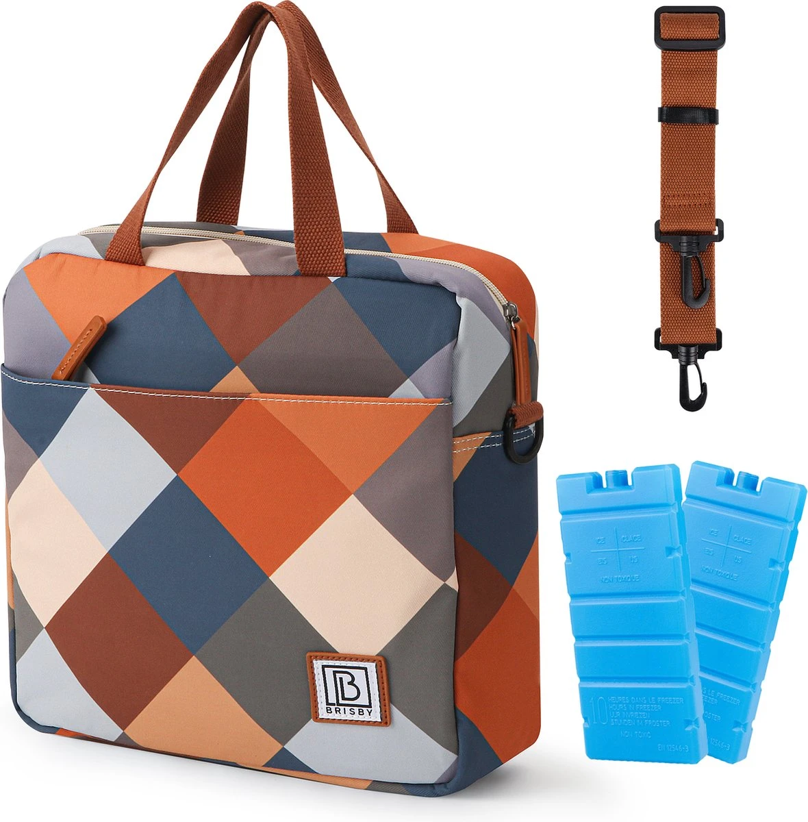 Brisby 4 Laags Geïsoleerde Koeltas - Lunchtas 7 Liter - Blok 1 Brisby 4 Laags Geïsoleerde Koeltas - Lunchtas 7 Liter - Blok