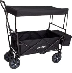 AREBOS Handwagen Vouwbare Dak Handwagen Vouwbare Trolley Uitrustingswagen Zwart 21 AREBOS Handwagen Vouwbare Dak Handwagen Vouwbare Trolley Uitrustingswagen Zwart -Buiten Kamperen 1183x1200 4