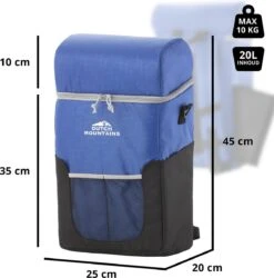 Dutch Mountains Koeltas Rugzak | Cooler Backpack 20 Liter | Picknicktas | Lunchtas | Koelrugzak | Strandtas | Blauw 11 Dutch Mountains Koeltas Rugzak | Cooler Backpack 20 Liter | Picknicktas | Lunchtas | Koelrugzak | Strandtas | Blauw -Buiten Kamperen 1184x1200 5
