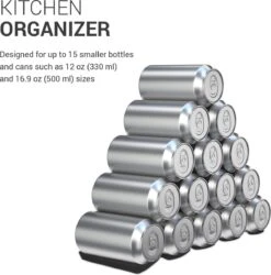 Kwmobile 1x Opvouwbare Houder Voor Flessen En Blikjes - Voor Koelkast En Voorraadkast - Siliconen Flessenhouder In Zwart - 31 X 9,5 X 1 Cm 12 Kwmobile 1x Opvouwbare Houder Voor Flessen En Blikjes - Voor Koelkast En Voorraadkast - Siliconen Flessenhouder In Zwart - 31 X 9,5 X 1 Cm -Buiten Kamperen 1184x1200 8