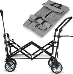 Rijoka Luxe Opvouwbare Bolderkar/Bolderwagen | Met Dakje En Draagtas | Grijs 10 Rijoka Luxe Opvouwbare Bolderkar/Bolderwagen | Met Dakje En Draagtas | Grijs -Buiten Kamperen 1186x1200 1