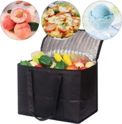 Merkloos 2 Stuks Geïsoleerde Koeltas Met Bodemplaat - Zwart 17 Merkloos 2 Stuks Geïsoleerde Koeltas Met Bodemplaat - Zwart -Buiten Kamperen 1187x1200 3