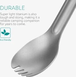Navaris 2x Spork Met Extra Lange Handgreep - Set Van 2 - Campingbestek Van Titanium - Bestek Voor Onderweg - Lichtgewicht - Inclusief Bewaarzakje 8 Navaris 2x Spork Met Extra Lange Handgreep - Set Van 2 - Campingbestek Van Titanium - Bestek Voor Onderweg - Lichtgewicht - Inclusief Bewaarzakje -Buiten Kamperen 1188x1200 15