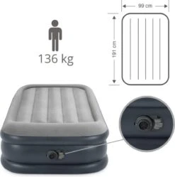 Intex Twin Deluxe Pillow Rest Raised Luchtbed - 191x99x42 Cm 34 Intex Twin Deluxe Pillow Rest Raised Luchtbed - 191x99x42 Cm -Buiten Kamperen 1189x1200