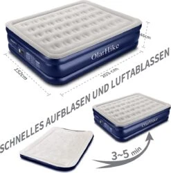 OlarHike Queen Size Luchtmatras Met Geïntegreerde Elektrische Pomp, Zelfopblazend Luchtbed, Voor 2 Personen, Premium Gastenbed, Opblaasbaar Matras Voor Camping Of Thuisgebruik, 203 X 152 X 46 Cm 8 OlarHike Queen Size Luchtmatras Met Geïntegreerde Elektrische Pomp, Zelfopblazend Luchtbed, Voor 2 Personen, Premium Gastenbed, Opblaasbaar Matras Voor Camping Of Thuisgebruik, 203 X 152 X 46 Cm -Buiten Kamperen 1192x1200 2