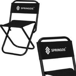 Springos Campingstoel | Kampeerstoel | Vouwstoel | Klapstoel | Zwart 20 Springos Campingstoel | Kampeerstoel | Vouwstoel | Klapstoel | Zwart -Buiten Kamperen 1192x1200 3