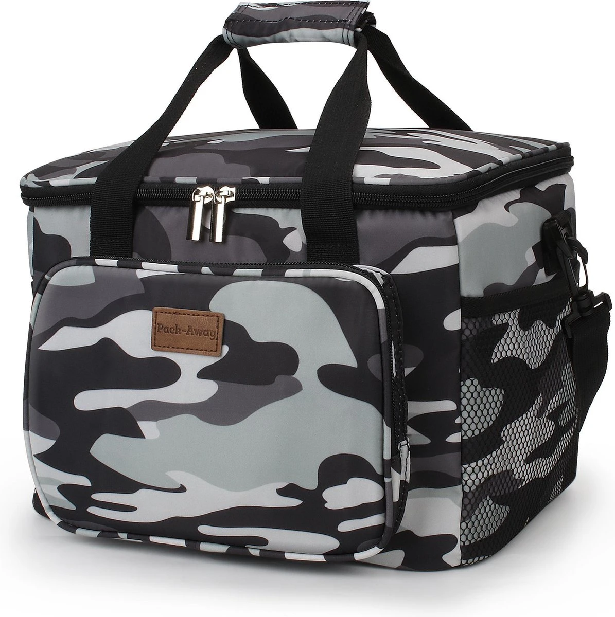 Packaway 4 Laags Geïsoleerde Koeltas - Lunchtas 15 Liter - Camouflage Grijs 10 Packaway 4 Laags Geïsoleerde Koeltas - Lunchtas 15 Liter - Camouflage Grijs - Afbeelding 10