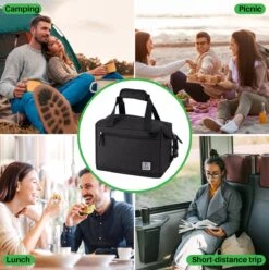 Brisby 4 Laags Geïsoleerde Koeltas - Lunchtas 12 Liter - Extra Ruimte Uitvouwbaar- Zwart 11 Brisby 4 Laags Geïsoleerde Koeltas - Lunchtas 12 Liter - Extra Ruimte Uitvouwbaar- Zwart -Buiten Kamperen 1197x1200 35