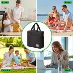 Brisby 4 Laags Geïsoleerde Koeltas - Lunchtas 7 Liter - Zwart 10 Brisby 4 Laags Geïsoleerde Koeltas - Lunchtas 7 Liter - Zwart -Buiten Kamperen 1197x1200 53