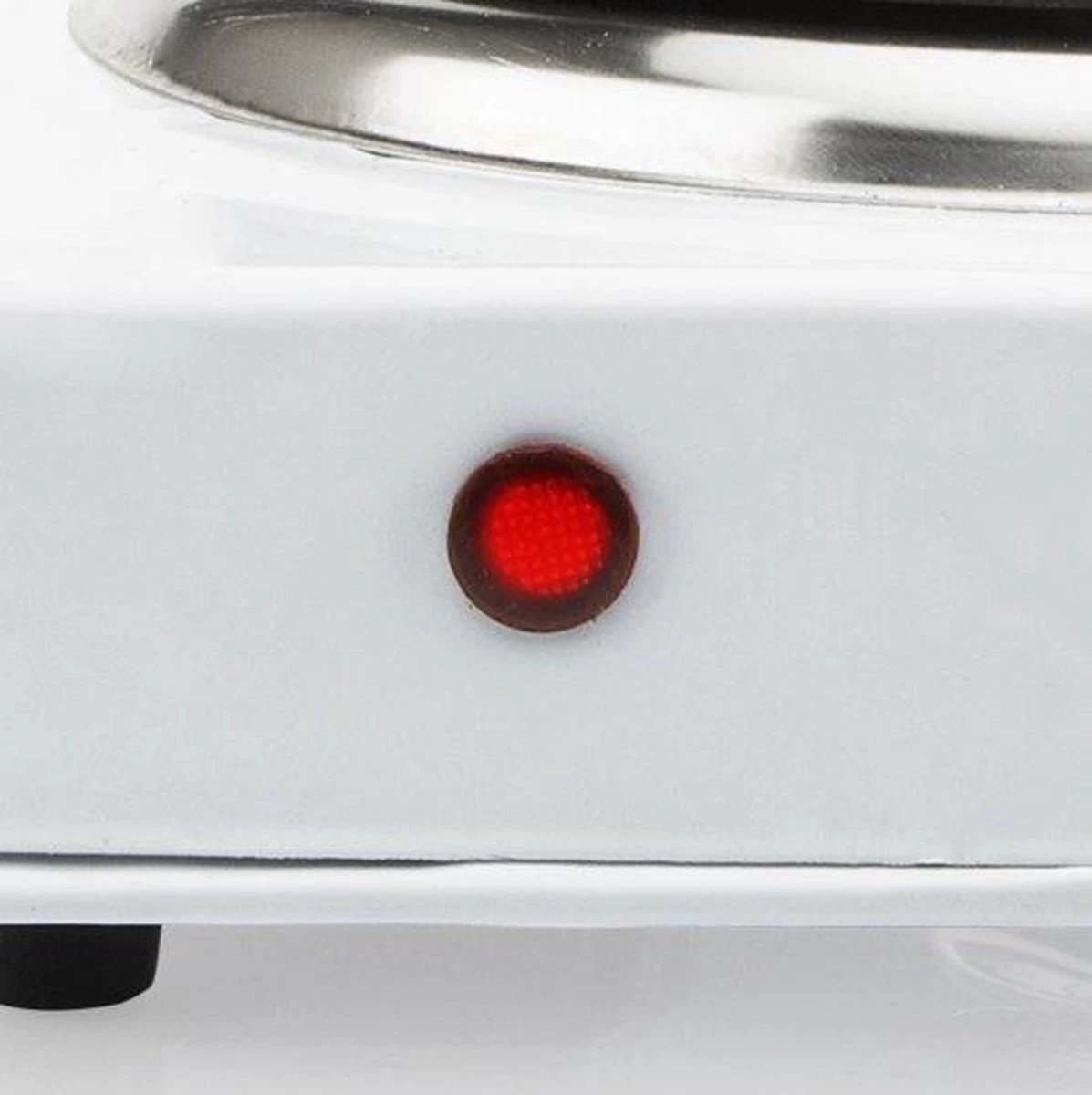 Kookplaat Basic Ø 16 Cm Elektrisch Wit Enkel Pits 1000W 5-standen 22 X 22 X 7 Cm 2 Kookplaat Basic Ø 16 Cm Elektrisch Wit Enkel Pits 1000W 5-standen 22 X 22 X 7 Cm - Afbeelding 2