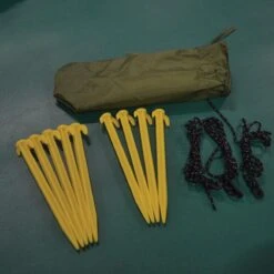 FisherPro Karpertent Met Stormcover – Vistent – Tent - Bescherming Tegen Zon En Wind – 100% Waterdichte Stormhoes – Met Handige Meeneemtas – Ook Geschikt Als Strandtent Of Festivaltent – Extra Veiligheid En Warmte Door Stormcover -Buiten Kamperen 1198x1200 5