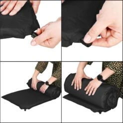 Springos Slaapmat | Zelfopblazend | 180 Cm | Inclusief Hoes | Zwart -Buiten Kamperen 1199x1200 8