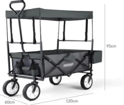 Monzana Bolderkar Opvouwbaar - 100 Liter - Met Afneembaar Dak Grijs 17 Monzana Bolderkar Opvouwbaar - 100 Liter - Met Afneembaar Dak Grijs -Buiten Kamperen 1200x1020 3