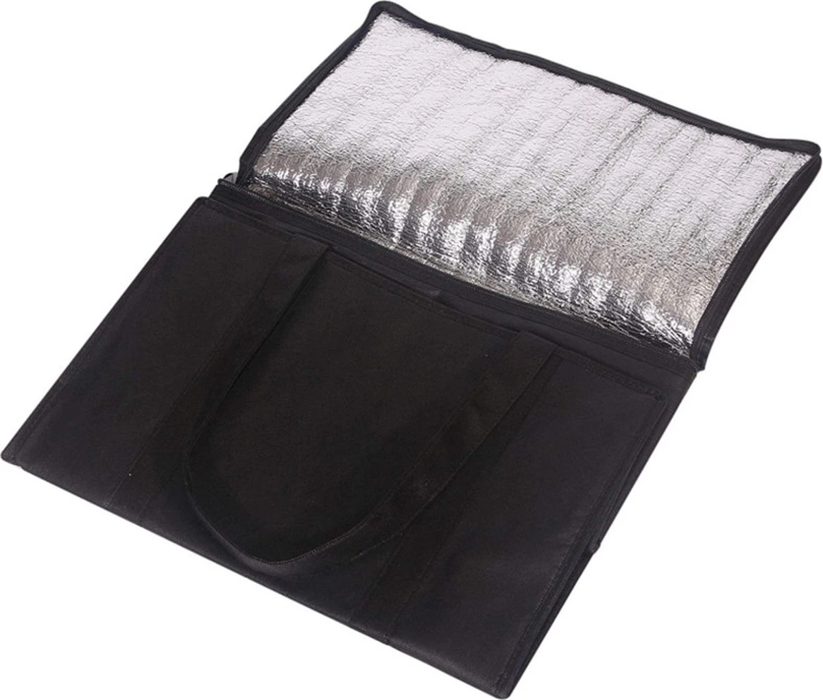 Merkloos 2 Stuks Geïsoleerde Koeltas Met Bodemplaat - Zwart 2 Merkloos 2 Stuks Geïsoleerde Koeltas Met Bodemplaat - Zwart - Afbeelding 2