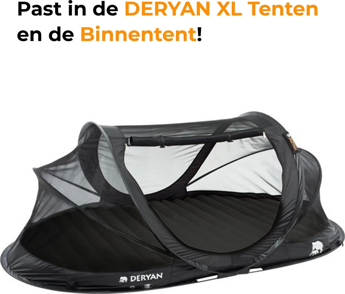 Deryan Cocoon Pop Up Tent - Luchtbed - Luchtpomp - 4 Persoons - Zilver 6 Deryan Cocoon Pop Up Tent - Luchtbed - Luchtpomp - 4 Persoons - Zilver - Afbeelding 6