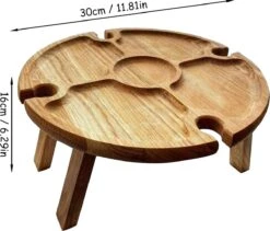 Merkloos Opvouwbare Draagbare Picknicktafel, Outdoor Opvouwbare Lichtgewicht Kampeertafel 30,5 Cm Kleine Houten Wijnpicknicktafel Voor Feest, Strand, Tuin, Camping, Barbecue, Reizen 7 Merkloos Opvouwbare Draagbare Picknicktafel, Outdoor Opvouwbare Lichtgewicht Kampeertafel 30,5 Cm Kleine Houten Wijnpicknicktafel Voor Feest, Strand, Tuin, Camping, Barbecue, Reizen -Buiten Kamperen 1200x1027