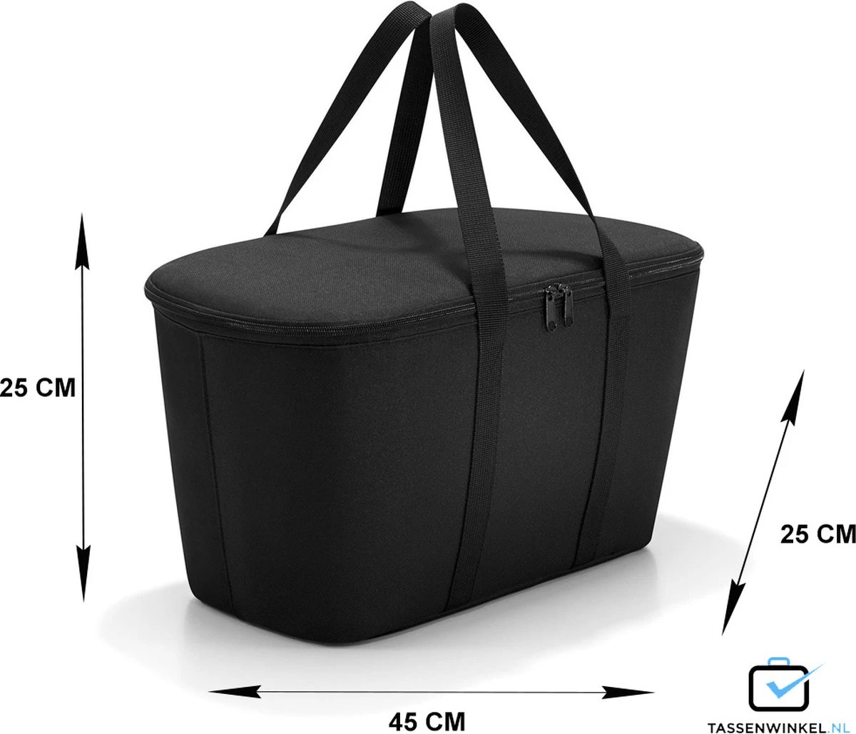 Reisenthel Coolerbag Koeltas - 20L - Zwart 2 Reisenthel Coolerbag Koeltas - 20L - Zwart - Afbeelding 2