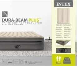 Intex Prime Comfort - Luchtbed - 2-Persoons - 152x203x51 Cm (BxLxH) - Grijs - Met Ingebouwde Motorpomp 15 Intex Prime Comfort - Luchtbed - 2-Persoons - 152x203x51 Cm (BxLxH) - Grijs - Met Ingebouwde Motorpomp -Buiten Kamperen 1200x1029