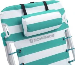 Strandstoel Met Afneembare Hoofdsteun, Draagbare Klapstoel, Campingstoel, Rugleuning Tot 180° Verstelbaar, Met Bekerhouder En Zijvak, Groene En Witte Strepen GCB62JW 14 Strandstoel Met Afneembare Hoofdsteun, Draagbare Klapstoel, Campingstoel, Rugleuning Tot 180° Verstelbaar, Met Bekerhouder En Zijvak, Groene En Witte Strepen GCB62JW -Buiten Kamperen 1200x1038 1