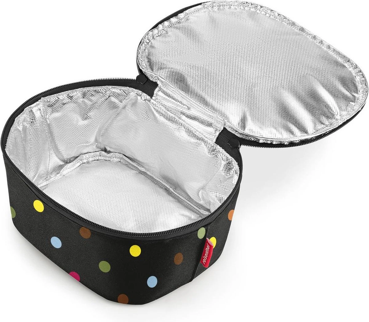 Reisenthel Coolerbag S Pocket Koeltas - 2,5L - Dots Zwart 3 Reisenthel Coolerbag S Pocket Koeltas - 2,5L - Dots Zwart - Afbeelding 3