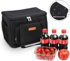 Lunchtas - Koeltas Voor Dames En Heren - Cool Bag - 4 Laags Geïsoleerde Koeltas - Kleine Cooler - Lunch Box - Lunchtas 15 Liter- Zwart 14 Lunchtas - Koeltas Voor Dames En Heren - Cool Bag - 4 Laags Geïsoleerde Koeltas - Kleine Cooler - Lunch Box - Lunchtas 15 Liter- Zwart -Buiten Kamperen 1200x1046 4