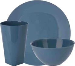 Serviesset 24-delig - Kunststof - Petrol - 8 Personen 9 Serviesset 24-delig - Kunststof - Petrol - 8 Personen -Buiten Kamperen 1200x1066 6