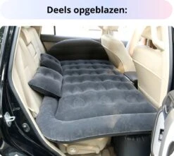 Opblaasbaar Auto Matras - Auto Luchtbed Grijs - Achterbank En Achterbak - Tweepersoons 3-in-1 Universeel Automatras - Inclusief Elektrische Pomp En Accessoires - Kampeer Luchtbed Voor Reizen -Buiten Kamperen 1200x1076 6