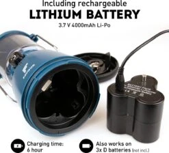 Favour L0818 Retro Camping Lamp Oplaadbaar LED, 320 Lumen, IP64 Waterdicht, Draagbare Kampeerlamp, Tentlamp, Acculamp, Traploos Dimbare Lamp Incl. Kaarslicht-modus, Blauw 11 Favour L0818 Retro Camping Lamp Oplaadbaar LED, 320 Lumen, IP64 Waterdicht, Draagbare Kampeerlamp, Tentlamp, Acculamp, Traploos Dimbare Lamp Incl. Kaarslicht-modus, Blauw -Buiten Kamperen 1200x1090 9