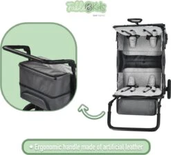 FableKids LEO X4Plus Opvouwbare Wagen Met Dak Fossil Grey 23 FableKids LEO X4Plus Opvouwbare Wagen Met Dak Fossil Grey -Buiten Kamperen 1200x1091 1