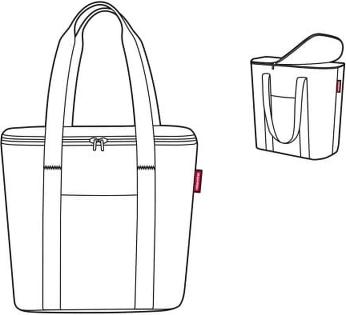 Reisenthel Thermoshopper Koeltas - 15L - Signature Black Zwart 5 Reisenthel Thermoshopper Koeltas - 15L - Signature Black Zwart - Afbeelding 5