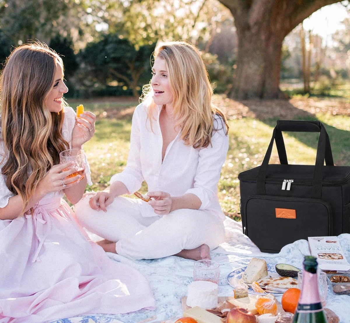 Lunchtas - Koeltas Voor Dames En Heren - Cool Bag - 4 Laags Geïsoleerde Koeltas - Kleine Cooler - Lunch Box - Lunchtas 15 Liter- Zwart 2 Lunchtas - Koeltas Voor Dames En Heren - Cool Bag - 4 Laags Geïsoleerde Koeltas - Kleine Cooler - Lunch Box - Lunchtas 15 Liter- Zwart - Afbeelding 2