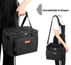 Lunchtas - Koeltas Voor Dames En Heren - Cool Bag - 4 Laags Geïsoleerde Koeltas - Kleine Cooler - Lunch Box - Lunchtas 15 Liter- Zwart 13 Lunchtas - Koeltas Voor Dames En Heren - Cool Bag - 4 Laags Geïsoleerde Koeltas - Kleine Cooler - Lunch Box - Lunchtas 15 Liter- Zwart -Buiten Kamperen 1200x1107 5