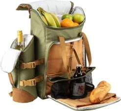 Cabinmax Koeltas - Koelrugzak - Picknick - Picknicktas Met Flessenhouder - Koelrugtas 24L - Olive Green 15 Cabinmax Koeltas - Koelrugzak - Picknick - Picknicktas Met Flessenhouder - Koelrugtas 24L - Olive Green -Buiten Kamperen 1200x1110 1