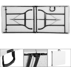Casaria Tuintafel Opvouwbaar – Met Draaggreep 220x70 Cm – Wit 15 Casaria Tuintafel Opvouwbaar – Met Draaggreep 220x70 Cm – Wit -Buiten Kamperen 1200x1121 2
