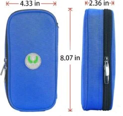 YOUSHARES Insuline Koeltas Diabetici Tas - Medicijnen Diabetici Geïsoleerde Draagbare Koeltas Voor Insuline Pen En Diabetes Koeltas Met 2 Koelaccu's (blauw) -Buiten Kamperen 1200x1125 3