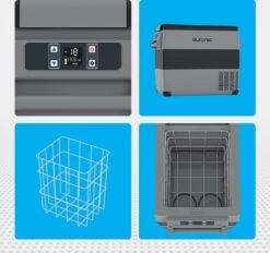 Auronic Elektrische Koelbox - 49.5L - Compressor - 12V En 240V - Grijs 18 Auronic Elektrische Koelbox - 49.5L - Compressor - 12V En 240V - Grijs -Buiten Kamperen 1200x1129 6