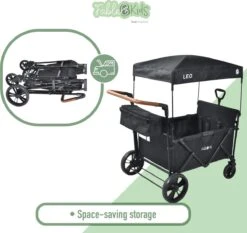 FableKids LEO X4Lite Opvouwbare Handkar Met Dak Onyx Zwart 22 FableKids LEO X4Lite Opvouwbare Handkar Met Dak Onyx Zwart -Buiten Kamperen 1200x1131 3