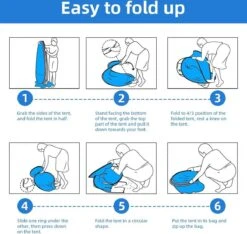 IGOODS Pop-up Tent - 2/3-Persoons - Blauw 10 IGOODS Pop-up Tent - 2/3-Persoons - Blauw -Buiten Kamperen 1200x1137 2